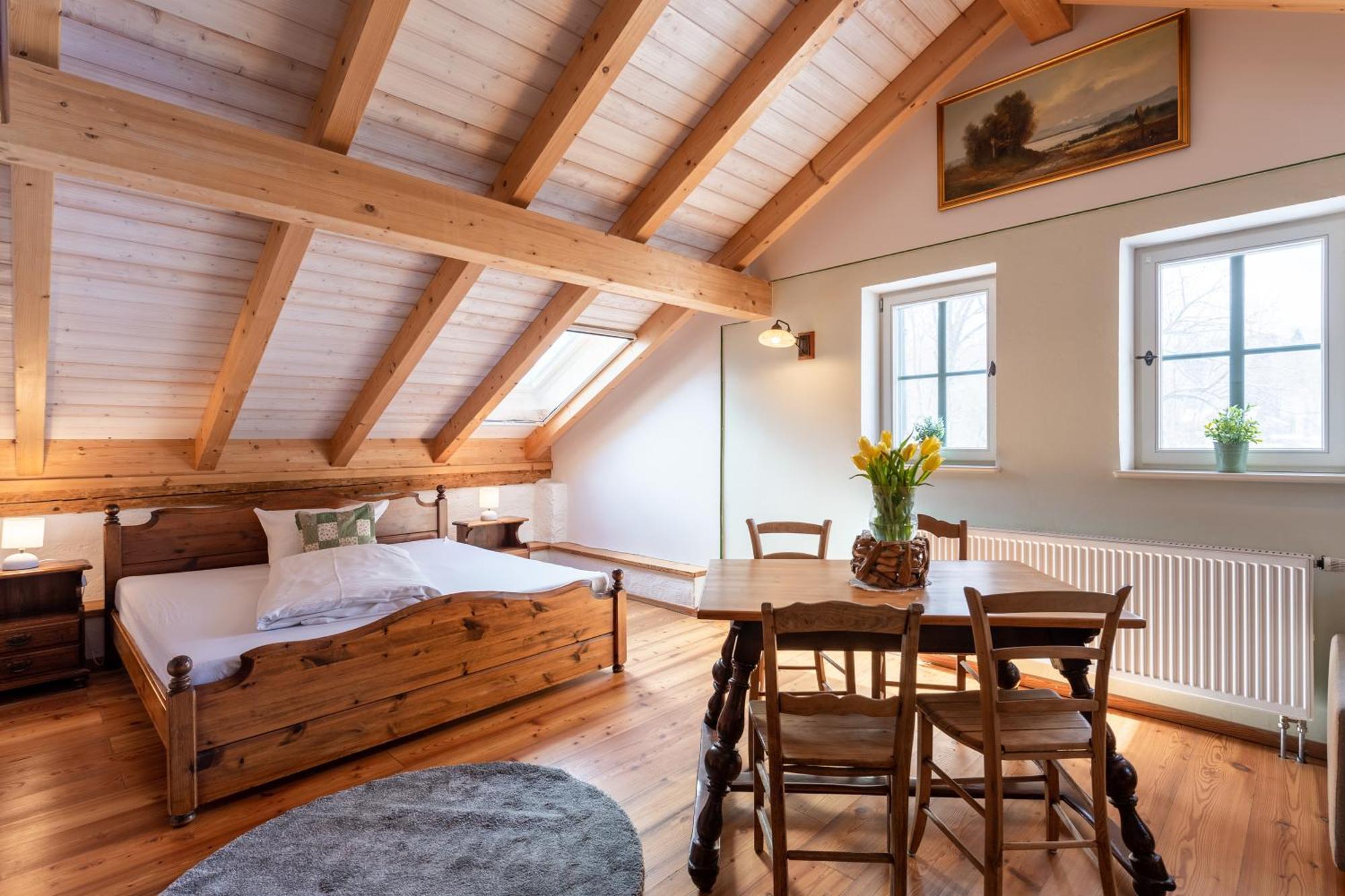Appartement Schlossgaststatte Hohenberg à Seeshaupt Extérieur photo